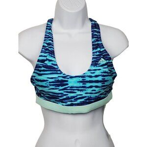 Adidas Nouveau Size Small Racerback Sports Bra Blue